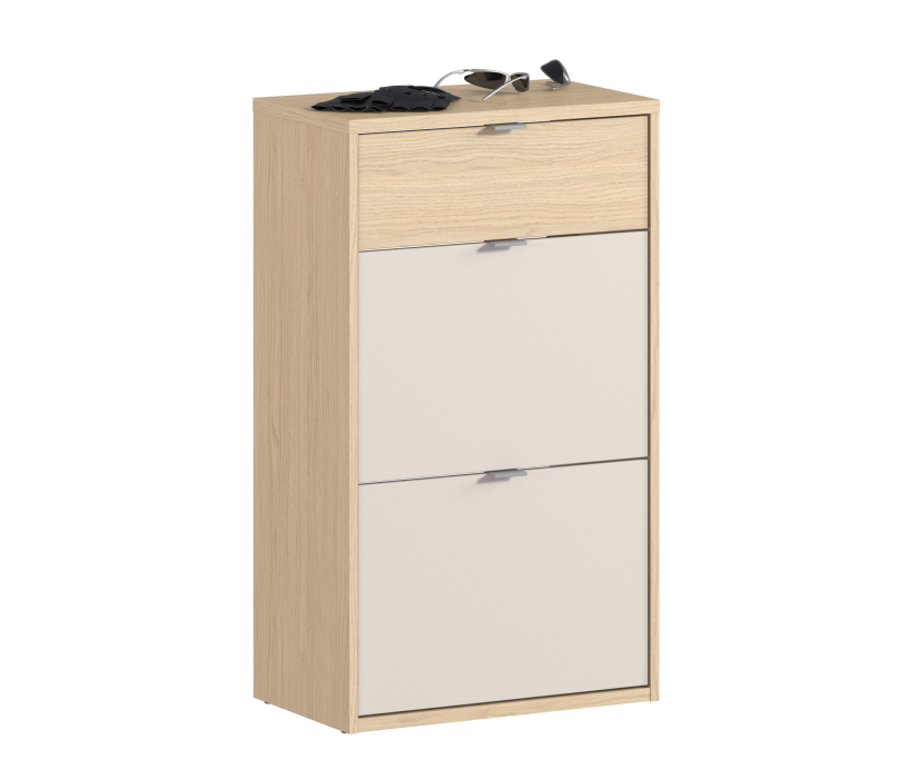 Обувницы, Обувница Афина СБ-3318 Дуб Винченца/Дуб Винченца,Кашемир серый