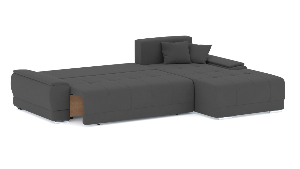 Диваны угловые в гостиную, Диван-кровать угловой Нордвикс ПБ, велюр