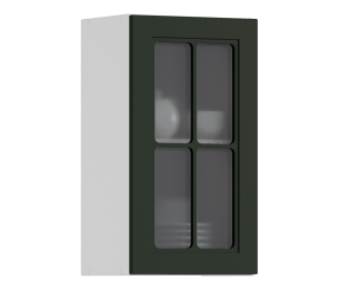 MODERN шкаф навесной со стеклом 1 дв 40х72 см