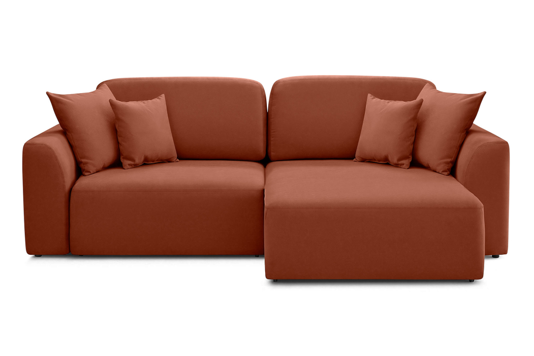 Диваны угловые в гостиную, Диван угловой Спейс, Велюр