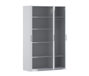 Шкаф трехдверный Макс 1500 мм, вариант №3 (ЛДСП)