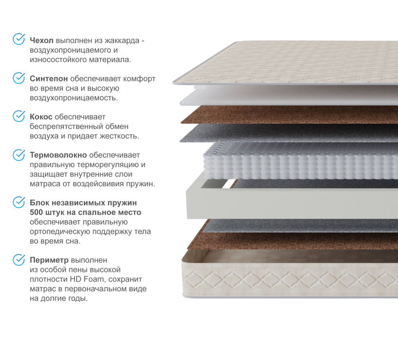 1800 x 1900, Матрас Престиж-Монпелье 1800*1900     