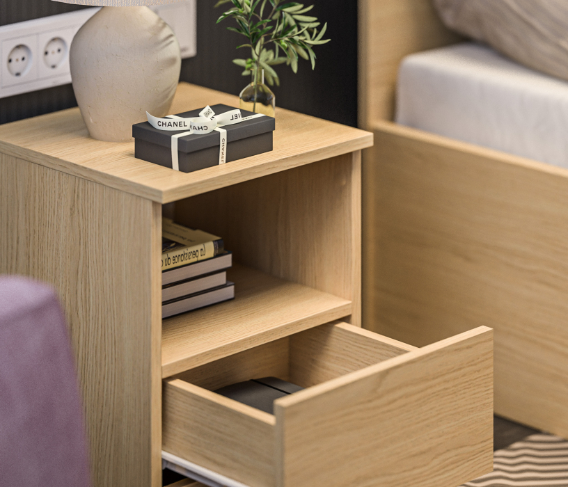 , Прикроватная тумба Альфа СБ-2957