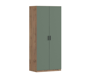 Шкаф двухдверный Макс 1000 мм, вариант №5 (ЛДСП, корпус дуб вотан)