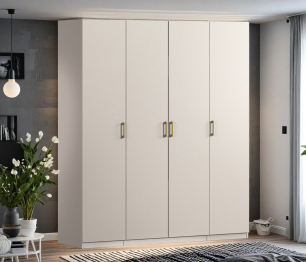 Шкаф четырехдверный Макс 2000 мм, вариант №3 (ЛДСП)