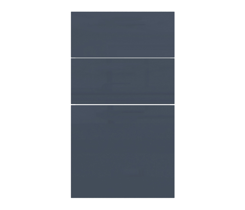 Фасады, Фасад ящика Эстель Н-40 МДФ Графит глянец