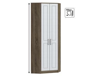 Шкаф угловой Илона (Прованс) СБ-2799