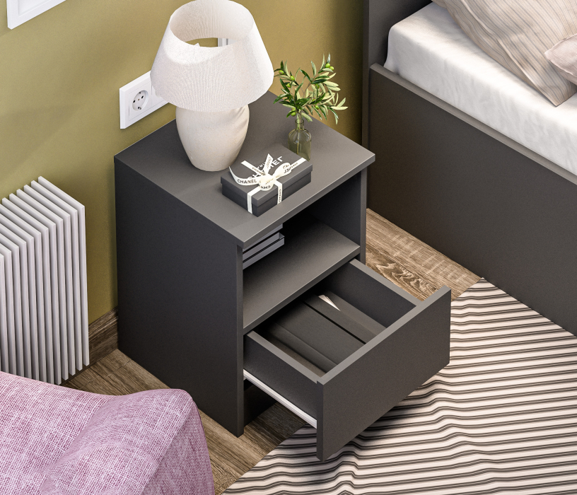 , Прикроватная тумба Альфа СБ-2957