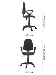 Кресло Престиж черный