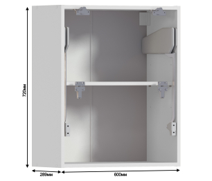 Лофт корпус для шкафа навесного 60х72 см