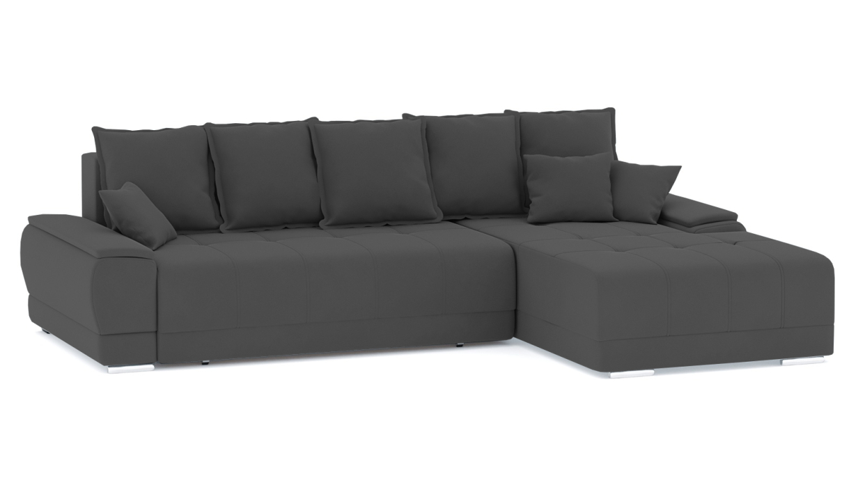 Диваны угловые в гостиную, Диван-кровать угловой Нордвикс ПБ, велюр