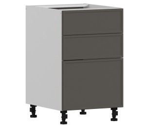 Квадро стол 3 ящ 50х82 см