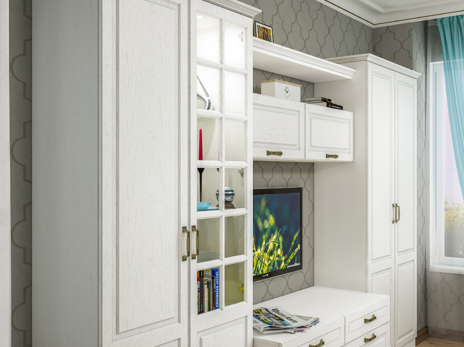 Шкафы распашные, Шкаф-витрина Ливерпуль